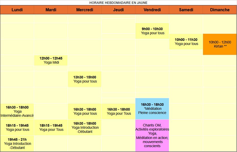 horaire retraite hatha yoga meditation pleine conscience kirtan yoga automne2024 2025 5dcf2